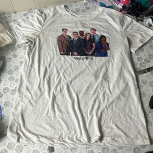 The Office Large Short Sleeve White Graphic T Shirt